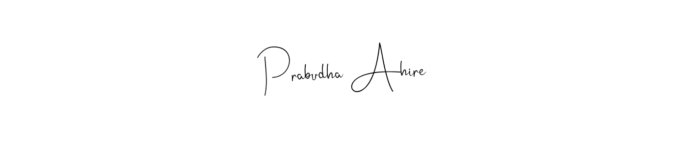 Similarly Andilay-7BmLP is the best handwritten signature design. Signature creator online .You can use it as an online autograph creator for name Prabudha Ahire. Prabudha Ahire signature style 4 images and pictures png