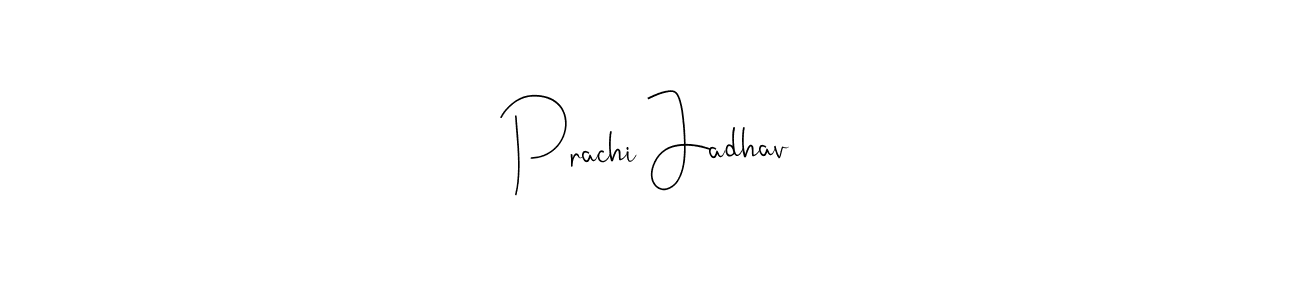 It looks lik you need a new signature style for name Prachi Jadhav. Design unique handwritten (Andilay-7BmLP) signature with our free signature maker in just a few clicks. Prachi Jadhav signature style 4 images and pictures png