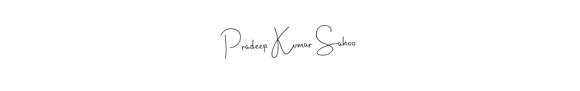 Make a beautiful signature design for name Pradeep Kumar Sahoo. With this signature (Andilay-7BmLP) style, you can create a handwritten signature for free. Pradeep Kumar Sahoo signature style 4 images and pictures png