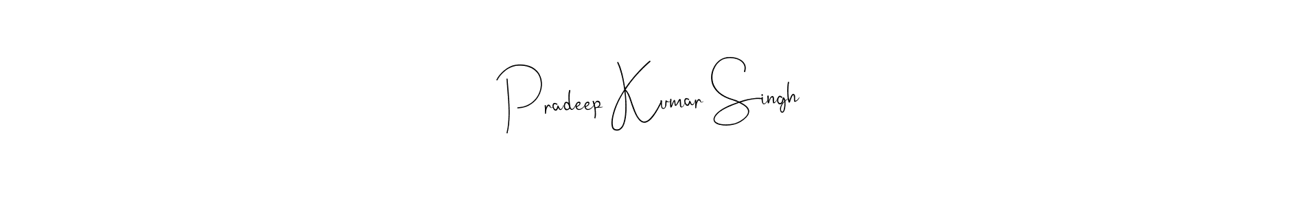 The best way (Andilay-7BmLP) to make a short signature is to pick only two or three words in your name. The name Pradeep Kumar Singh include a total of six letters. For converting this name. Pradeep Kumar Singh signature style 4 images and pictures png