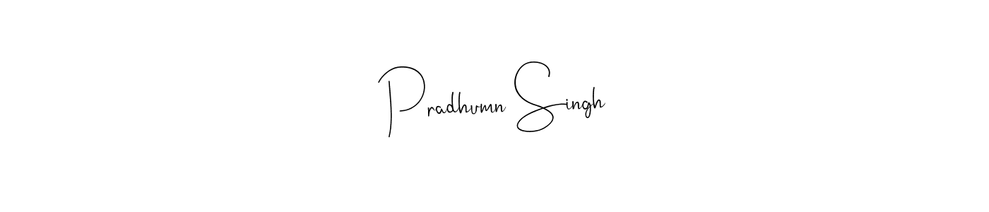 if you are searching for the best signature style for your name Pradhumn Singh. so please give up your signature search. here we have designed multiple signature styles  using Andilay-7BmLP. Pradhumn Singh signature style 4 images and pictures png