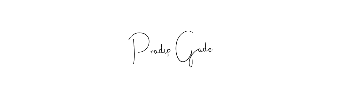 Use a signature maker to create a handwritten signature online. With this signature software, you can design (Andilay-7BmLP) your own signature for name Pradip Gade. Pradip Gade signature style 4 images and pictures png