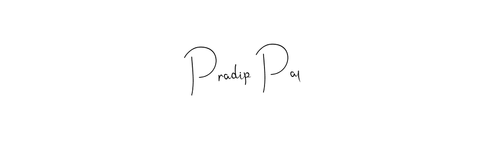 Andilay-7BmLP is a professional signature style that is perfect for those who want to add a touch of class to their signature. It is also a great choice for those who want to make their signature more unique. Get Pradip Pal name to fancy signature for free. Pradip Pal signature style 4 images and pictures png