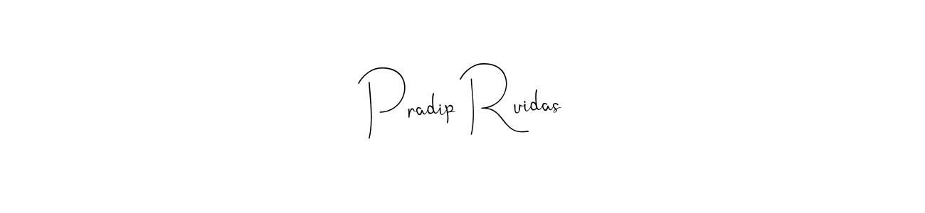 Create a beautiful signature design for name Pradip Ruidas. With this signature (Andilay-7BmLP) fonts, you can make a handwritten signature for free. Pradip Ruidas signature style 4 images and pictures png