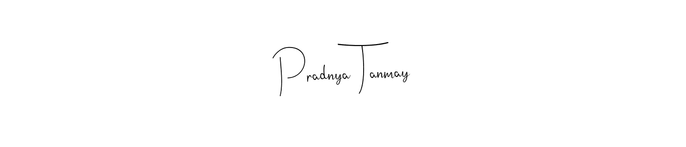 Also You can easily find your signature by using the search form. We will create Pradnya Tanmay name handwritten signature images for you free of cost using Andilay-7BmLP sign style. Pradnya Tanmay signature style 4 images and pictures png
