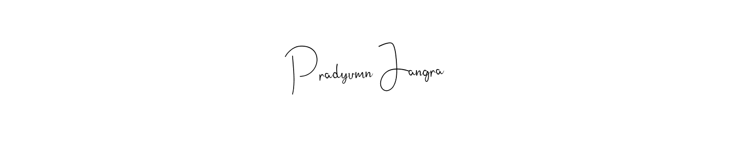 How to make Pradyumn Jangra signature? Andilay-7BmLP is a professional autograph style. Create handwritten signature for Pradyumn Jangra name. Pradyumn Jangra signature style 4 images and pictures png