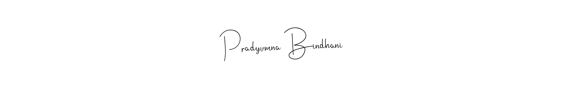 You can use this online signature creator to create a handwritten signature for the name Pradyumna Bindhani. This is the best online autograph maker. Pradyumna Bindhani signature style 4 images and pictures png