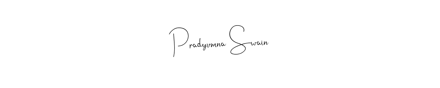 Make a beautiful signature design for name Pradyumna Swain. With this signature (Andilay-7BmLP) style, you can create a handwritten signature for free. Pradyumna Swain signature style 4 images and pictures png