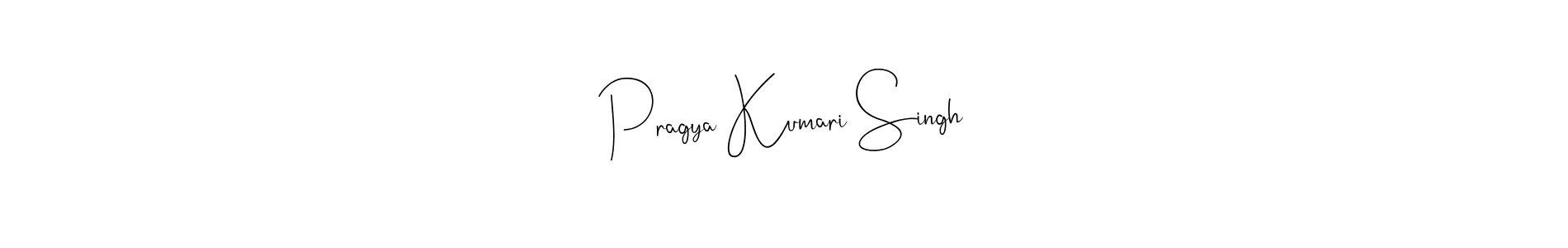 Make a short Pragya Kumari Singh signature style. Manage your documents anywhere anytime using Andilay-7BmLP. Create and add eSignatures, submit forms, share and send files easily. Pragya Kumari Singh signature style 4 images and pictures png