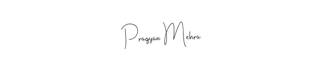 Use a signature maker to create a handwritten signature online. With this signature software, you can design (Andilay-7BmLP) your own signature for name Pragyan Mehra. Pragyan Mehra signature style 4 images and pictures png