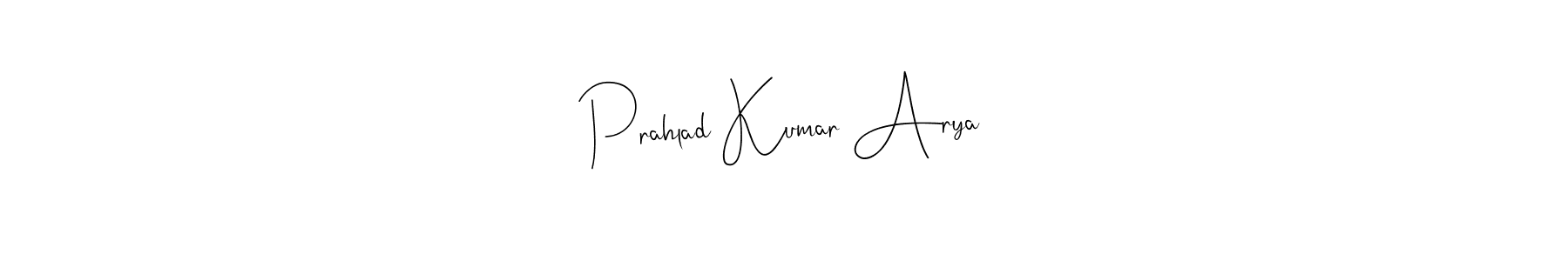 Make a beautiful signature design for name Prahlad Kumar Arya. Use this online signature maker to create a handwritten signature for free. Prahlad Kumar Arya signature style 4 images and pictures png