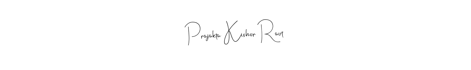 The best way (Andilay-7BmLP) to make a short signature is to pick only two or three words in your name. The name Prajakta Kishor Raut include a total of six letters. For converting this name. Prajakta Kishor Raut signature style 4 images and pictures png