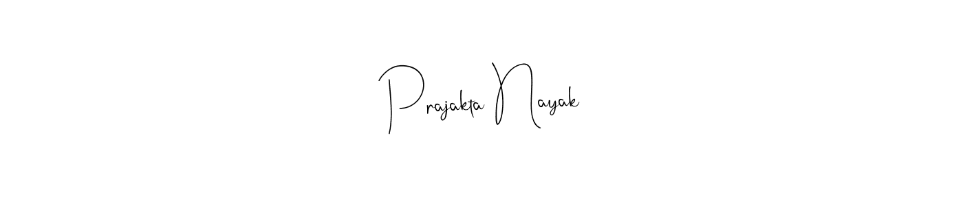 Also we have Prajakta Nayak name is the best signature style. Create professional handwritten signature collection using Andilay-7BmLP autograph style. Prajakta Nayak signature style 4 images and pictures png