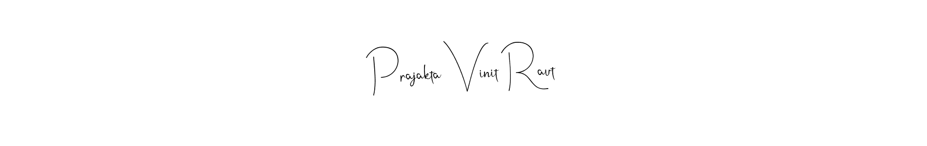 Design your own signature with our free online signature maker. With this signature software, you can create a handwritten (Andilay-7BmLP) signature for name Prajakta Vinit Raut. Prajakta Vinit Raut signature style 4 images and pictures png