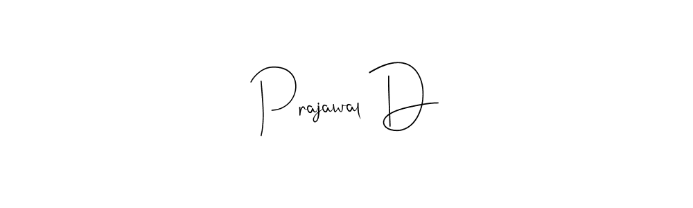 It looks lik you need a new signature style for name Prajawal D. Design unique handwritten (Andilay-7BmLP) signature with our free signature maker in just a few clicks. Prajawal D signature style 4 images and pictures png