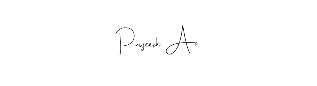 Here are the top 10 professional signature styles for the name Prajeesh As. These are the best autograph styles you can use for your name. Prajeesh As signature style 4 images and pictures png