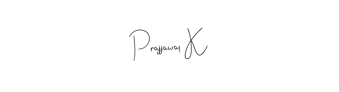 Andilay-7BmLP is a professional signature style that is perfect for those who want to add a touch of class to their signature. It is also a great choice for those who want to make their signature more unique. Get Prajjawal K name to fancy signature for free. Prajjawal K signature style 4 images and pictures png