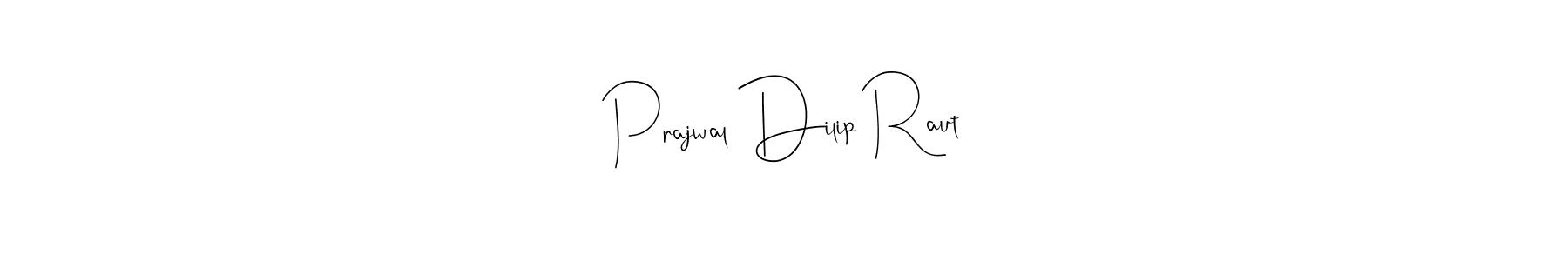 Make a beautiful signature design for name Prajwal Dilip Raut. Use this online signature maker to create a handwritten signature for free. Prajwal Dilip Raut signature style 4 images and pictures png