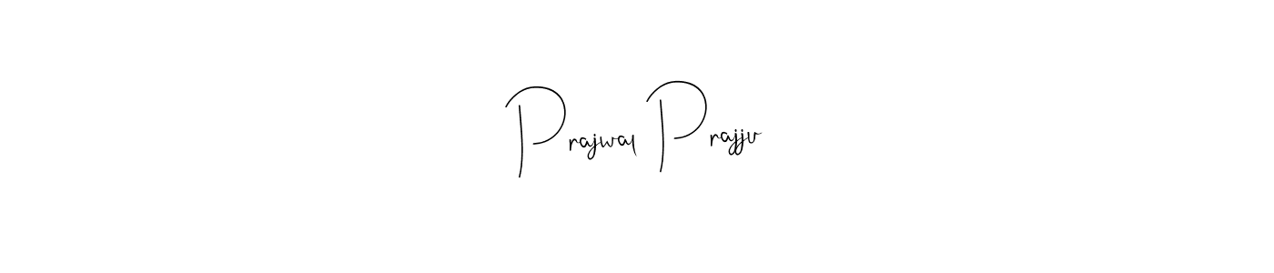 Make a beautiful signature design for name Prajwal Prajju. With this signature (Andilay-7BmLP) style, you can create a handwritten signature for free. Prajwal Prajju signature style 4 images and pictures png