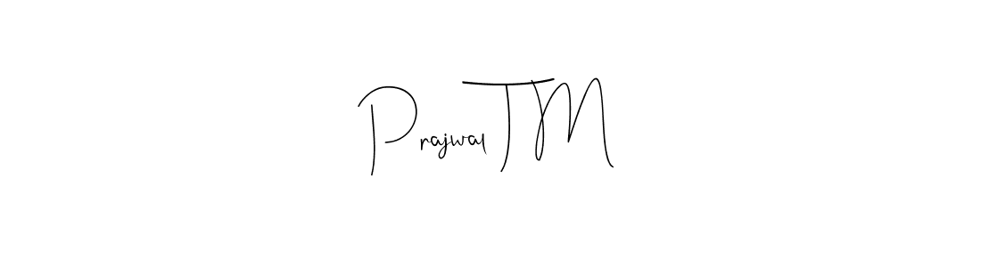 How to Draw Prajwal T M signature style? Andilay-7BmLP is a latest design signature styles for name Prajwal T M. Prajwal T M signature style 4 images and pictures png