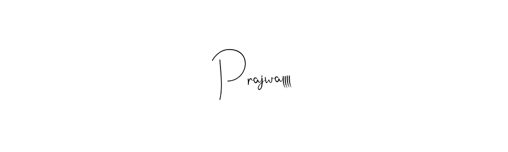 How to make Prajwallll signature? Andilay-7BmLP is a professional autograph style. Create handwritten signature for Prajwallll name. Prajwallll signature style 4 images and pictures png