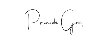 Stand out with a creative autograph for Prakash Goel. The Andilay-7BmLP styling blends modern aesthetics with classic signature flourishes. Prakash Goel signature style 4 images and pictures png