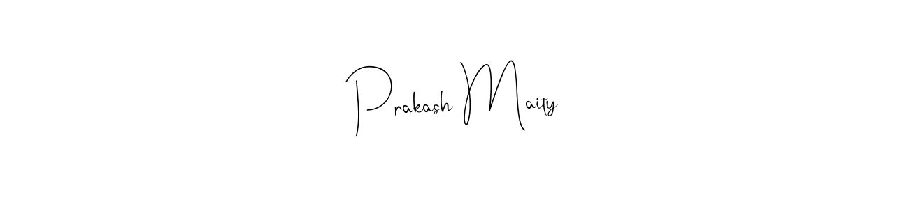 Prakash Maity stylish signature style. Best Handwritten Sign (Andilay-7BmLP) for my name. Handwritten Signature Collection Ideas for my name Prakash Maity. Prakash Maity signature style 4 images and pictures png