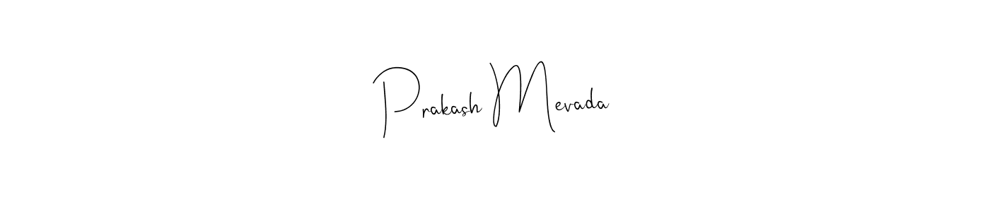 Prakash Mevada stylish signature style. Best Handwritten Sign (Andilay-7BmLP) for my name. Handwritten Signature Collection Ideas for my name Prakash Mevada. Prakash Mevada signature style 4 images and pictures png