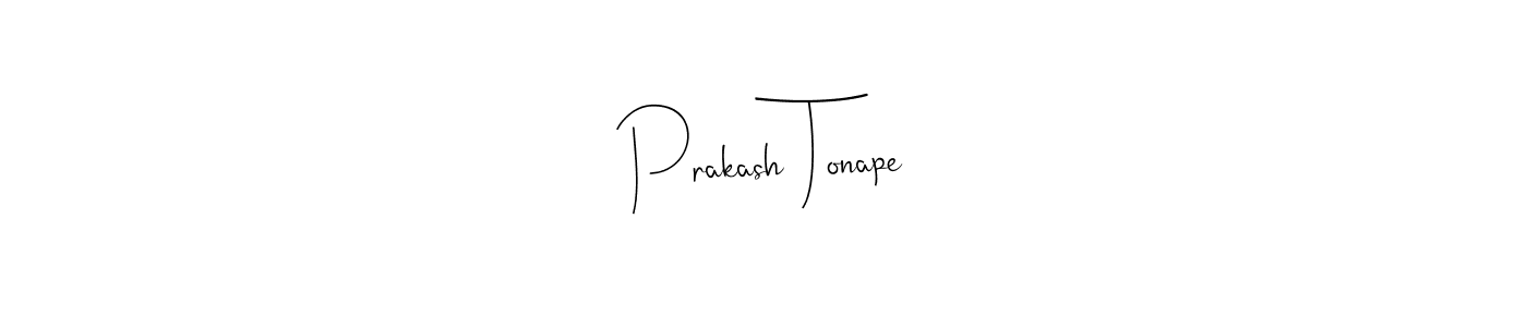 Prakash Tonape stylish signature style. Best Handwritten Sign (Andilay-7BmLP) for my name. Handwritten Signature Collection Ideas for my name Prakash Tonape. Prakash Tonape signature style 4 images and pictures png