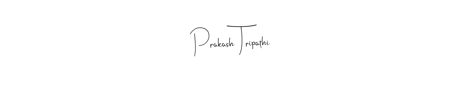 Also we have Prakash Tripathi name is the best signature style. Create professional handwritten signature collection using Andilay-7BmLP autograph style. Prakash Tripathi signature style 4 images and pictures png