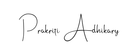 Create a beautiful signature design for name Prakriti Adhikary. With this signature (Andilay-7BmLP) fonts, you can make a handwritten signature for free. Prakriti Adhikary signature style 4 images and pictures png