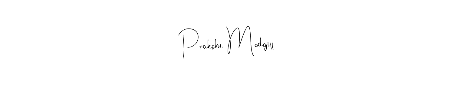 Also You can easily find your signature by using the search form. We will create Prakshi Modgill name handwritten signature images for you free of cost using Andilay-7BmLP sign style. Prakshi Modgill signature style 4 images and pictures png