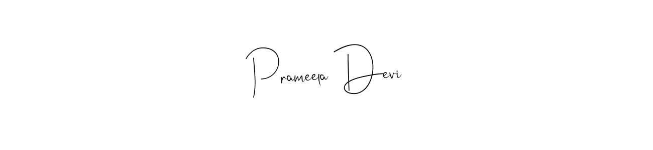 Make a beautiful signature design for name Prameela Devi. Use this online signature maker to create a handwritten signature for free. Prameela Devi signature style 4 images and pictures png