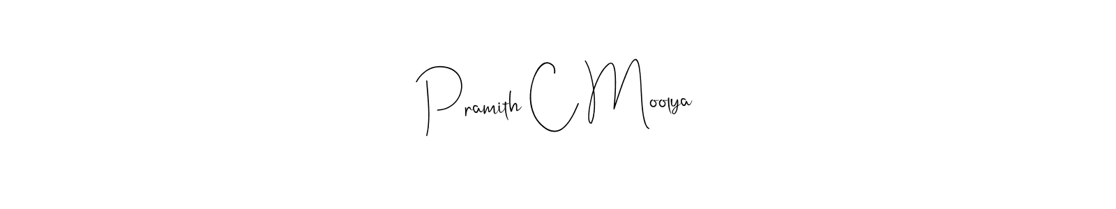 Here are the top 10 professional signature styles for the name Pramith C Moolya. These are the best autograph styles you can use for your name. Pramith C Moolya signature style 4 images and pictures png