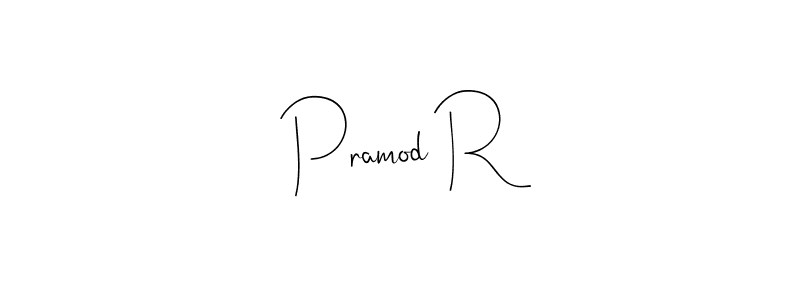Make a beautiful signature design for name Pramod R. Use this online signature maker to create a handwritten signature for free. Pramod R signature style 4 images and pictures png