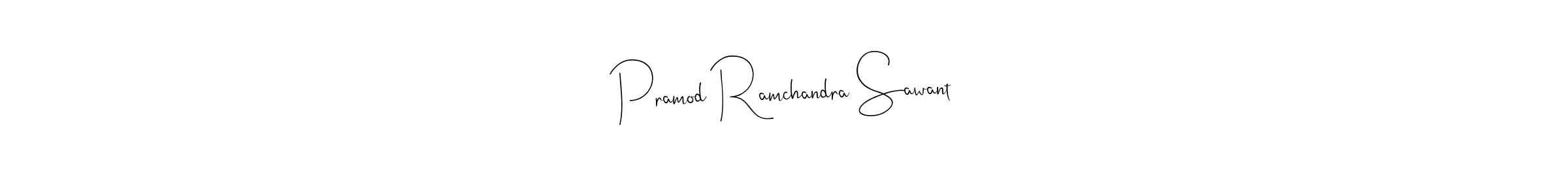 Use a signature maker to create a handwritten signature online. With this signature software, you can design (Andilay-7BmLP) your own signature for name Pramod Ramchandra Sawant. Pramod Ramchandra Sawant signature style 4 images and pictures png