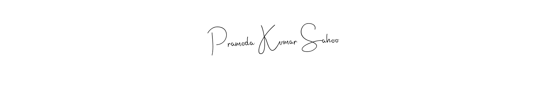 This is the best signature style for the Pramoda Kumar Sahoo name. Also you like these signature font (Andilay-7BmLP). Mix name signature. Pramoda Kumar Sahoo signature style 4 images and pictures png