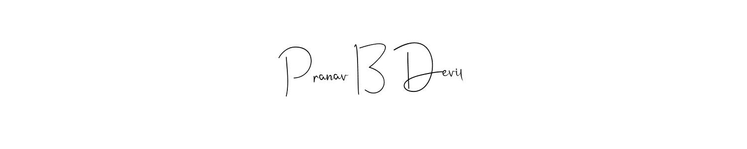Similarly Andilay-7BmLP is the best handwritten signature design. Signature creator online .You can use it as an online autograph creator for name Pranav 13 Devil. Pranav 13 Devil signature style 4 images and pictures png