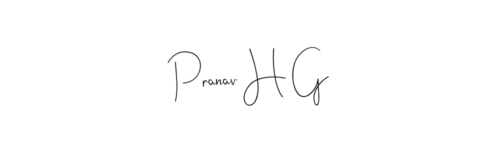 Make a beautiful signature design for name Pranav H G. Use this online signature maker to create a handwritten signature for free. Pranav H G signature style 4 images and pictures png