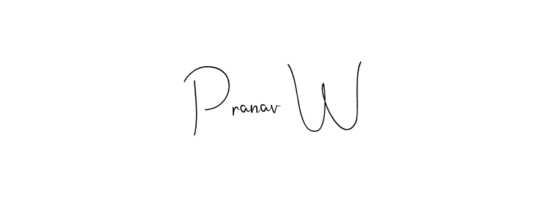 Similarly Andilay-7BmLP is the best handwritten signature design. Signature creator online .You can use it as an online autograph creator for name Pranav W. Pranav W signature style 4 images and pictures png