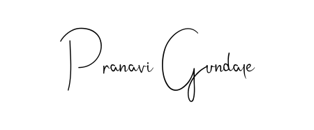 The Andilay-7BmLP typeface gives name Pranavi Gundale a refined look. Suitable for certificates, diplomas, and official verification. Pranavi Gundale signature style 4 images and pictures png