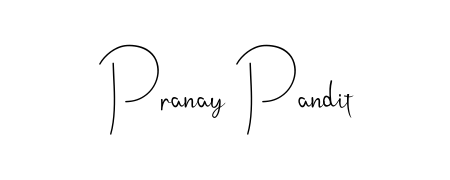 A modern signature idea for name Pranay Pandit using Andilay-7BmLP font. Clean strokes and elegant curves make it stand out instantly. Pranay Pandit signature style 4 images and pictures png