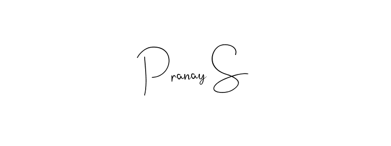 It looks lik you need a new signature style for name Pranay S. Design unique handwritten (Andilay-7BmLP) signature with our free signature maker in just a few clicks. Pranay S signature style 4 images and pictures png