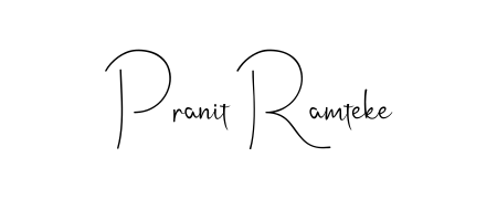 Also You can easily find your signature by using the search form. We will create Pranit Ramteke name handwritten signature images for you free of cost using Andilay-7BmLP sign style. Pranit Ramteke signature style 4 images and pictures png