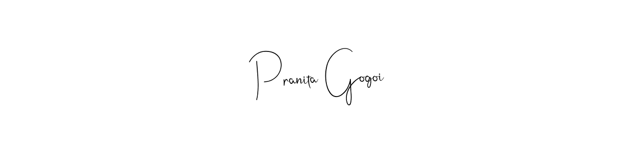Use a signature maker to create a handwritten signature online. With this signature software, you can design (Andilay-7BmLP) your own signature for name Pranita Gogoi. Pranita Gogoi signature style 4 images and pictures png