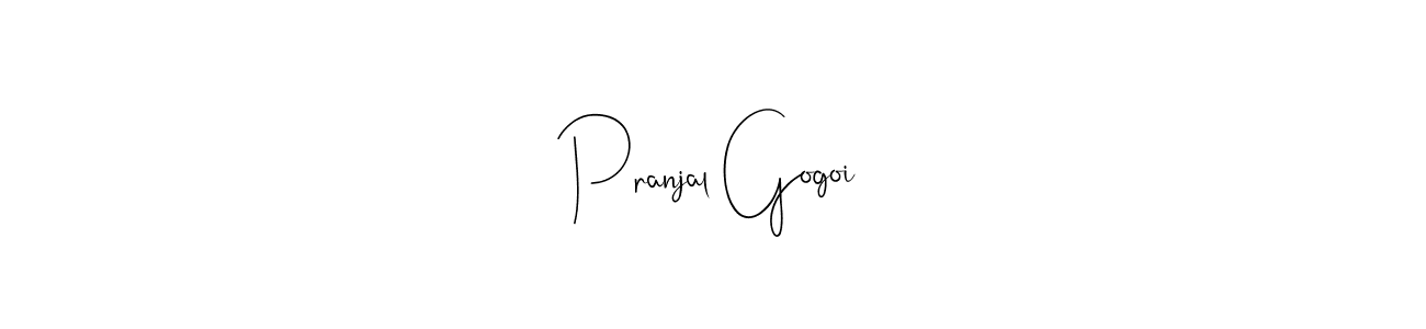 How to make Pranjal Gogoi signature? Andilay-7BmLP is a professional autograph style. Create handwritten signature for Pranjal Gogoi name. Pranjal Gogoi signature style 4 images and pictures png