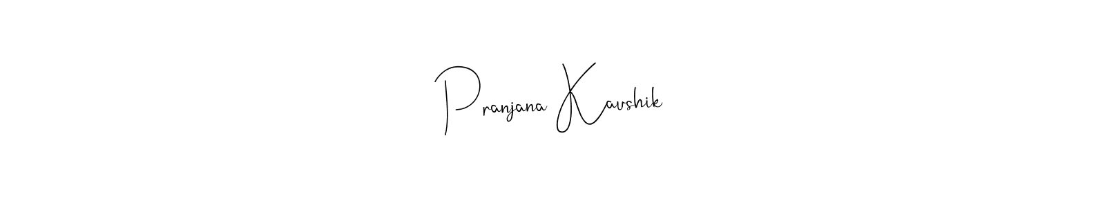 You can use this online signature creator to create a handwritten signature for the name Pranjana Kaushik. This is the best online autograph maker. Pranjana Kaushik signature style 4 images and pictures png