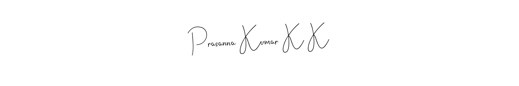 It looks lik you need a new signature style for name Prasanna Kumar K K. Design unique handwritten (Andilay-7BmLP) signature with our free signature maker in just a few clicks. Prasanna Kumar K K signature style 4 images and pictures png
