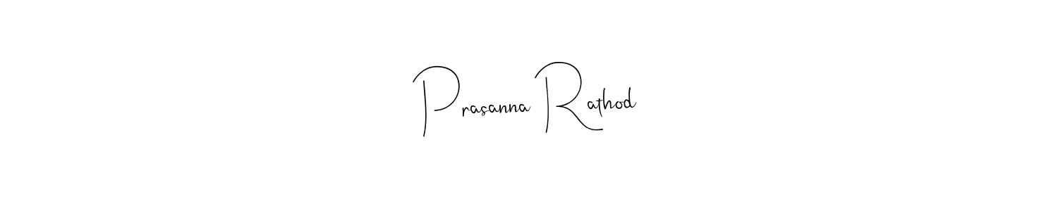 Prasanna Rathod stylish signature style. Best Handwritten Sign (Andilay-7BmLP) for my name. Handwritten Signature Collection Ideas for my name Prasanna Rathod. Prasanna Rathod signature style 4 images and pictures png