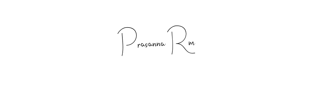 You should practise on your own different ways (Andilay-7BmLP) to write your name (Prasanna Rm) in signature. don't let someone else do it for you. Prasanna Rm signature style 4 images and pictures png